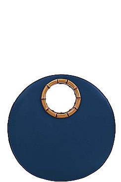 STYLISH VIRAGO CIRCLE SHAPE TOTE WITH LONG STRAP