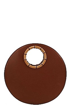 STYLISH VIRAGO CIRCLE SHAPE TOTE WITH LONG STRAP