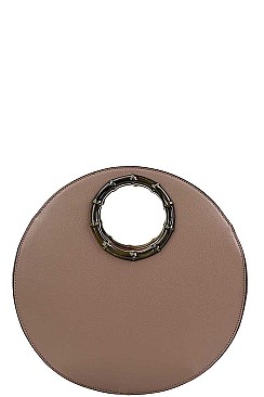 STYLISH VIRAGO CIRCLE SHAPE TOTE WITH LONG STRAP