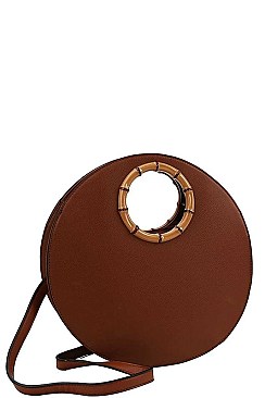 STYLISH VIRAGO CIRCLE SHAPE TOTE WITH LONG STRAP