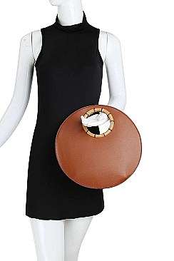 STYLISH VIRAGO CIRCLE SHAPE TOTE WITH LONG STRAP