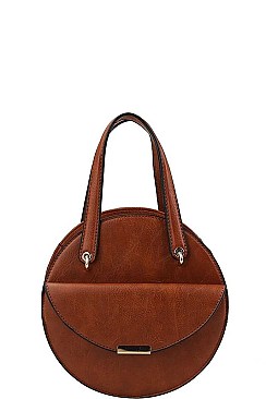 VIRAGO CIRCLE SATCHEL WITH LONG STRAP