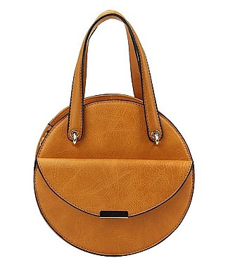 VIRAGO CIRCLE SATCHEL WITH LONG STRAP