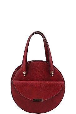 VIRAGO CIRCLE SATCHEL WITH LONG STRAP