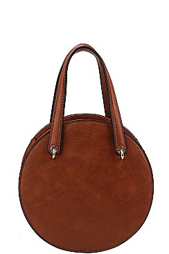 VIRAGO CIRCLE SATCHEL WITH LONG STRAP