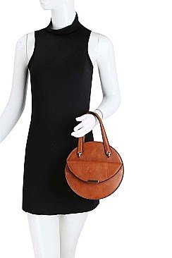 VIRAGO CIRCLE SATCHEL WITH LONG STRAP