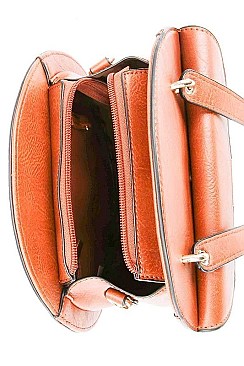 VIRAGO CIRCLE SATCHEL WITH LONG STRAP