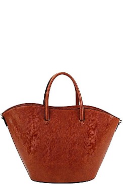 STYLISH ASYMMETRIC SHOPPER WITH LONG STRAP