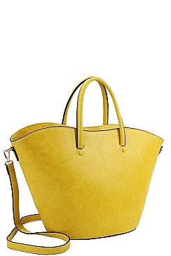 STYLISH ASYMMETRIC SHOPPER WITH LONG STRAP