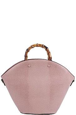 MODERN STYLISH SHELL BUCKET BAG WITH LONG STRAP