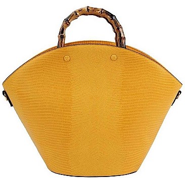 MODERN STYLISH SHELL BUCKET BAG WITH LONG STRAP