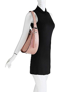 DESIGNER STYLISH TASSEL SHOULDER HOBO BAG