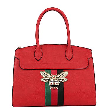 Queen Bee Stripe 2-in-1 Satchel