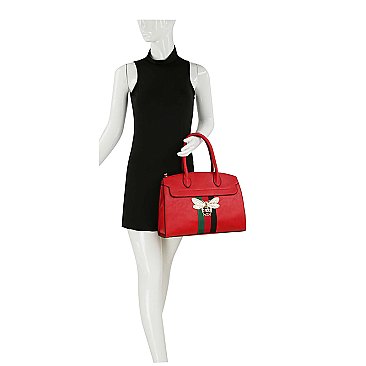 Queen Bee Stripe 2-in-1 Satchel