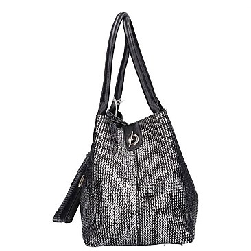 Reversible 2 in 1 Designer David Jones Tote - Shoulder Bag