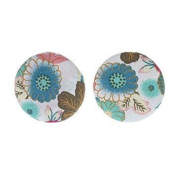 Fashionable Floral Print Post Earring SLE0330