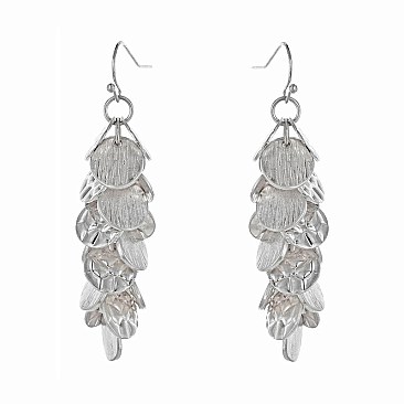Fashionable Dangly Metal Hook Earring SLE0638