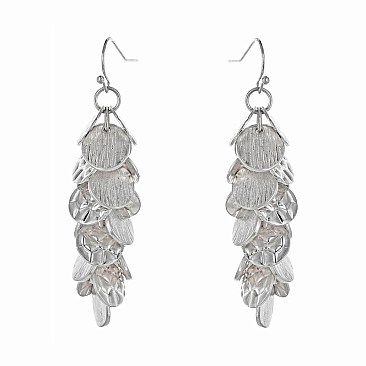 Fashionable Dangly Metal Hook Earring SLE0638