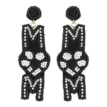 LONG DROP EARRINGS FEATURING "SPORT" MOM