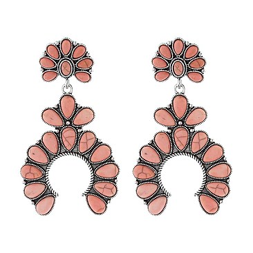 Fashionable Squash Blossom Earrings SLE1461