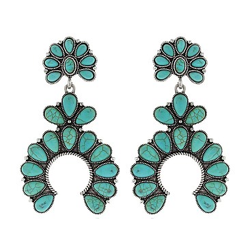 Fashionable Squash Blossom Earrings SLE1461
