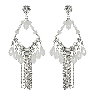 Trendy Fashion Earring W/ Chain Tassels SLE1869