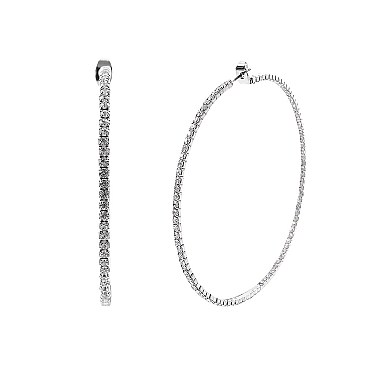 CHIC LARGE HOOP EARRING