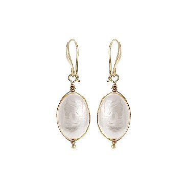 FRESH WATER PEARL DROP EARRINGS