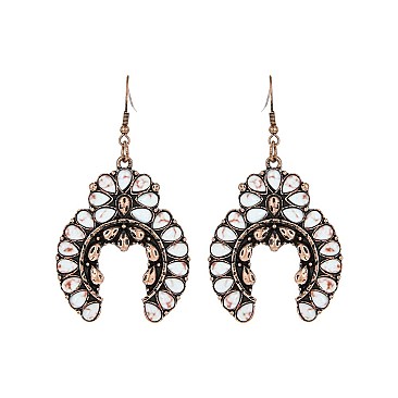 WESTERN SQUASH BLOSSOM EARRINGS