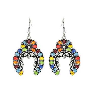 WESTERN SQUASH BLOSSOM EARRINGS