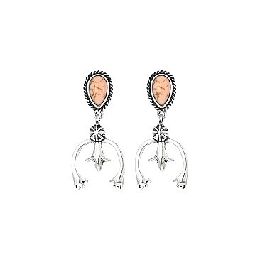 SEMI TEARDROP SQUASH EARRINGS