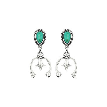 SEMI TEARDROP SQUASH EARRINGS