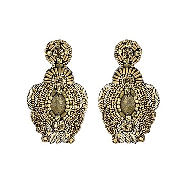EARRING W/ BEADS