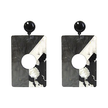 REC CELLULOID DROP POST EARRING