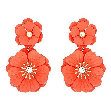 FLOWER DANGLE EARRING