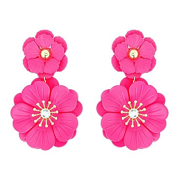 FLOWER DANGLE EARRING