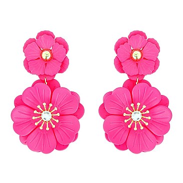 FLOWER DANGLE EARRING