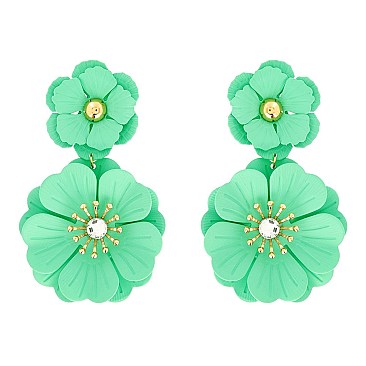 FLOWER DANGLE EARRING