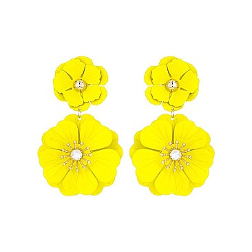 FLOWER DANGLE EARRING