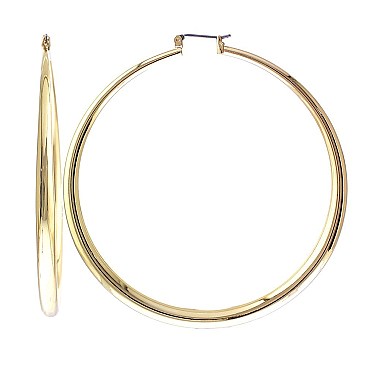 FASHION ROUND SHAPE 5/80mm HOOP EARRINGS