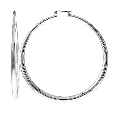 FASHION ROUND SHAPE 5/80mm HOOP EARRINGS