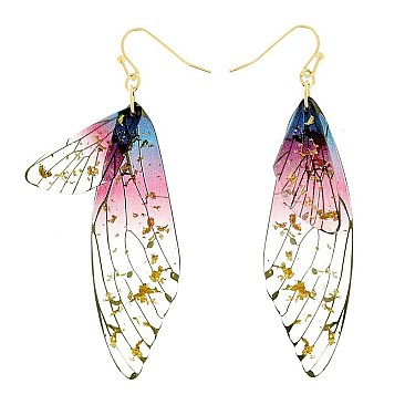 LOVELY BUTTERFLY / FAIRY / DRAGONFLY WING DROP EARRINGS