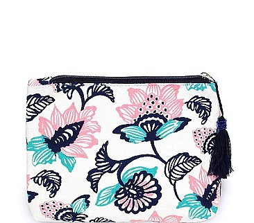 MODISH FLOWER PRINT CLUTCH BAG JYEABG-0216