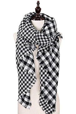 DOUBLE SIDE BUFFALO CHECK SCARF
