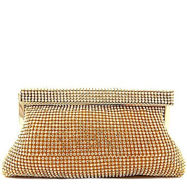 Full Sparkly Crystal Evening Bag Clutch