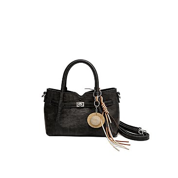 Twist Lock Belted Satchel