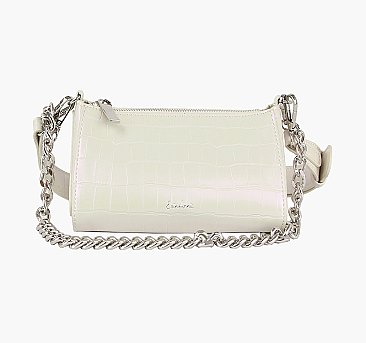 Erin Annie Croc Crossbody Bag