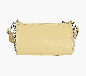 Erin Annie Croc Crossbody Bag