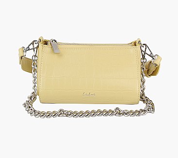 Erin Annie Croc Crossbody Bag