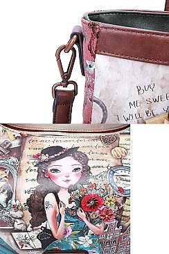 VINTAGE STYLISH TOTE BAG BY Nicole Lee
